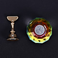 Miniatyrbillede 7 af 11: Magnetisk Negletip Øvelsesstand Base Legering Holder Neglekunst Display Farverig Sfærisk Krystal