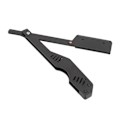 Miniatyrbilde 8 av 11: Manuell skjeggtrimmerholder, sammenleggbar, hul håndtak, ergonomisk håndtak, klippetype, hode skjeggtrimmerstativ