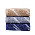 Pikkukuva 1 / 6: Beachland Luxury Suuri Rantapyyhe 29,5 x 13 tuumaa - Ylimääräisen Pehmeä Raidallinen Hotelli- ja Lomakeskus-Tyyli 100% Puuvilla