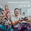Miniatyrbillede 7 af 7: Dotpet PS4 Controller, Trådløs Controller Kompatibel med PS4/PS4 Pro/PS4 Slim/PC med Touch Panel/Audio Funktion/6-Axies Sensor/Du