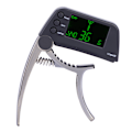 Miniatyrbild 1 av 10: Meideal 2 i 1 TCapo20 Capo Tuner med LCD för gitarrbas (kopparfärg)