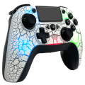 Miniatyrbillede 3 af 8: Tedbox trådløs controller til Ps4, med unikt revnedesign/programmerbar bagud/dobbelt vibration, kompatibel med Ps4/pc/ios