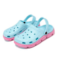 Miniatyrbillede 2 af 5: Unisex Have Clogs Sko Kvinder Mænd Sommer Slide On Sandaler-Lyseblå(36/37 EU)