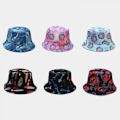 Miniatyrbillede 6 af 8: AVEKI Pakkelige Reversible Havdyr Trykte Fisker Bucket Solhat, Mange Mønstre