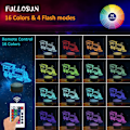 Miniatyrbillede 2 af 6: Qinwei Tog Natlampe 3D Illusion Lampe 16 Farver Skiftende med Fjernbetjening Dim Funktion
