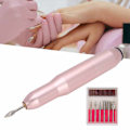 Miniatyrbilde 7 av 11: 15000RPM Profesjonell USB Elektrisk Neglebormaskin Pen Maskin Bærbar Neglesliper Polerer Rosa