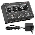 Miniatyrbillede 1 af 11: Hovedetelefonforstærker Splitter 4 Kanals Stereo Output RCA Input Mini Switcher 220VAC