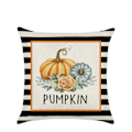 Miniatyrbild 4 av 7: Höst  Kuddfodral Pumpa Säsongens Hösttid Dekorativt Överkast Kuddfodral Kuddfodral Heminredning Fyrkantig 18 x 18 Tum 4-pack（ Höstpumpa C）
