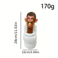 Miniatyrbillede 2 af 5: Nye toilet plysbamser, toiletmand spoof plysbamser dukker Halloween Thanksgiving julegave Sunglasses Toilet Man