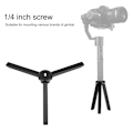 Miniatyrbild 6 av 11: Mini Aluminiumlegering 15KG Tung Last Vikbar 1/4'' Skruvstativ Tillbehör för DJI Zhiyun