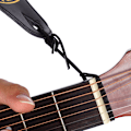 Miniatyrbild 10 av 11: Justerbar nylon gitarr axelrem för folk gitarr elgitarrer (svart + vit)