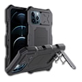 Miniatyrbillede 2 af 4: Vandtæt etui kompatibelt med iPhone 12 Pro, holdbart metal fuld kropsbeskyttelsesetui, indbygget skærmbeskyttelse Sh0ckproof Dustpr