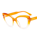 Miniatyrbilde 1 av 5: Cateye Solbriller for Kvinner - Mote Speilglass Metallramme