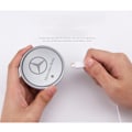 Miniatyrbillede 3 af 4: LED-kopholderlys til bil, 7 farveskift USB-opladningsplade, vandtæt coaster (Volvo) 6,8 cm (et par)