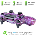 Miniatyrbillede 5 af 7: Dotpet PS4 Controller, Trådløs Controller Kompatibel med PS4/PS4 Pro/PS4 Slim/PC med Touch Panel/Audio Funktion/6-Axies Sensor/Du