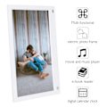 Miniatyrbild 7 av 11: 12,5\" skärm HDMI IPS Multifunktion Human Detection Digital Fotoram 1080P (Vit)
