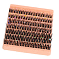 Miniatyrbilde 10 av 11: Individuelle vipper blandet 7 rader 63 klynger myke fluffy fine rot realistiske vippeextensions