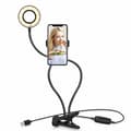 LED-ringljus med USB-laddning, dimbar ringljus för fotografering