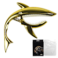Miniatyrbild 1 av 11: Shark Capo i zinklegering, mjuk och elastisk för akustisk gitarr, ukulele, mandolin, banjo, guld