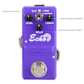 Miniatyrbild 7 av 10: Mini Metal Shell Analog ECHO Gitarr Effekt Pedal med True Bypass Instrument Tillbehör
