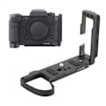Miniatyrbild 11 av 11: L-fäste Vertikal Horisontell Växling Snabbkopplingsplatta med 1/4 Tums Skruv för Fujifilm X H2 X H2S Kamera för DJI Ronin RS2 RS3 Stabilisator
