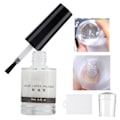Miniatyrbilde 5 av 11: Stempel for negl + skrapeplate + anti-overflow lim (15 ml) - sett med verktøy for neglkunst