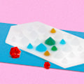 Miniatyrbild 3 av 4: 1 st Multi Grid Isbricka Silikon Diamant Isbit Form Kök Is Tillverkning Form Kreativ Silikon Is Form Is Tillverkning Utrustning Fryst Isbit Form