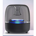 Miniatyrbild 1 av 7: F7 bluetooth-högtalare transparent färgglatt ljus Svart