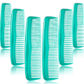 Miniatyrbild 1 av 6: 12-pack hårkammarset, fickkammar i fin plast för kvinnor och män, fin stylingkam (Cyanblå) Cyan-blue 12 Count (Pack of 1)