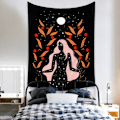 Pikkukuva 4 / 7: Wekity Boho-tyylinen seinävaate, esteettinen taide, kodin taustakangas, sisustuslahja, seinävaate olohuoneeseen ja makuuhuoneeseen (520-4, 59 x 79 tuumaa)
