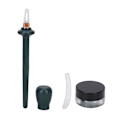 Miniatyrbillede 1 af 11: 3 stk. Eyeliner Makeup Tool Professionel Vandtæt Langtidsholdbar Gel Eyeliner Guide Wand Applicator Spatel Grøn