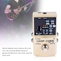 Miniatyrbillede 6 af 11: NUX Loop Core Deluxe Guitar Looper 8 timers Loop-tid 24-bit Lyd Automatisk Temporegistrering wit