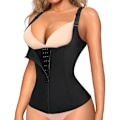 Miniatyrbillede 1 af 5: Taljetræner Korset til Kvinder Mavekontrol Sport Træning Body Shaper Sort M