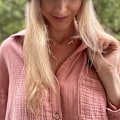 Pikkukuva 3 / 4: Hopeinen yksinkertainen sivuristin riipus naisten choker-kaulakoru, tyylikäs ja elegantti, täydellinen lahja.