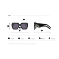 Miniatyrbilde 6 av 6: Retro Rimless Aviator Solbriller for Kvinner Menn Klassisk Dame UV400 Beskyttelse Gradient Linse Solbriller