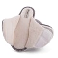Miniatyrbillede 2 af 5: Herre Spa Slide Slippers med Justerbar Rem og Blød Frottéforing（6.5-7）