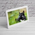 Miniatyrbild 10 av 11: 11,6 tum 16:9 1920*1080 1080P Kroppsinduktions Digital Fotoram Stöd för Video Bildspel Musik Klocka Kalender (vit )