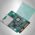 Miniatyrbillede 5 af 5: SD til SATA-adapterkonverter, 22 MB/s hurtig transmission SD/SDHC/SDXC/MMC hukommelseskort til 2,5 tommer 7+15P SATA-konverteradapter, 3 stk.