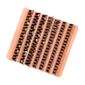 Miniatyrbilde 3 av 11: Individuelle vipper blandet 7 rader 63 klynger myke fluffy fine rot realistiske vippeextensions