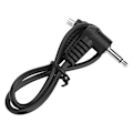Miniatyrbild 3 av 11: 3,5 mm Jack-kontakt Flash Sync-kabel med skruvlås till hane Flash PC