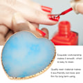 Miniatyrbild 7 av 11: Delikat hartsstyling nagelkonstpalett färgglad färgritningsfärgskål (blå)