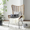 Miniatyrbillede 4 af 7: Sæt med 2 sorte lændepudebetræk 12 x 20 tommer Boho Aztec Polyester Blend Dekorative Pudebetræk til Sofa Sofa Seng Dekoration