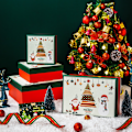 Miniatyrbillede 4 af 6: Gaveæsker med låg, luksus gaveæsker til gaver, dekorative gaveæsker til jul, jubilæer, fødselsdag osv.