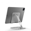 Miniatyrbillede 1 af 4: Svingbart Tablet Stativ, Aluminium Bærbar 360° Roterende Tablet iPad Stativ Holder til Skrivebord, Forretning, Køkken, Desktop, Tablet Bordstativ