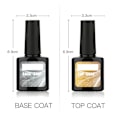 Miniatyrbilde 11 av 11: 10ML UV Gel Polish Base Coat Langvarig Toppstrøk Neglekunst Sett KitRBTC2-01