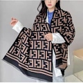 Miniatyrbild 2 av 6: Sjal Pashmina Slöjor Wraps till Aftonklänningar Resa Kontor Vinter Bröllop K cashmere-känsla Stora Sjal, Svart