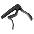 Miniatyrbillede 7 af 9: Aluminiumlegering 6-strengs akustisk elektrisk guitar capo instrument tilbehør (sort)