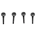 Miniatyrbillede 8 af 11: 4 stk. Violin Tuning Peg Bærbar Fint Udseende Træ Violin Peg Udskiftning Sort M00591