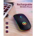 Miniatyrbild 7 av 9: Bluetooth-mus, trådlös laddningsbar mus för MacBook Pro/MacBook Air, Bluetooth trådlös mus för bärbar dator/PC/Mac/iPad pro/dator