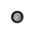 Miniatyrbilde 3 av 5: LED liten rund lys lastebil lastebil sidelys signallys tilhenger RV advarselslys blinklys 12-24V (gul) 3